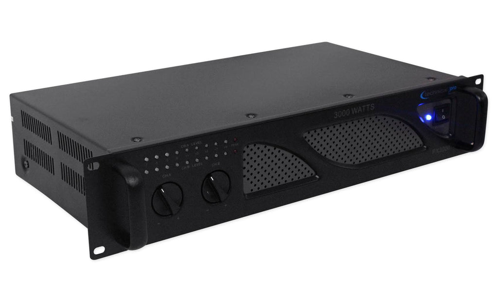 3000W 2-Ch. Power Amplifier with Headphones D74087