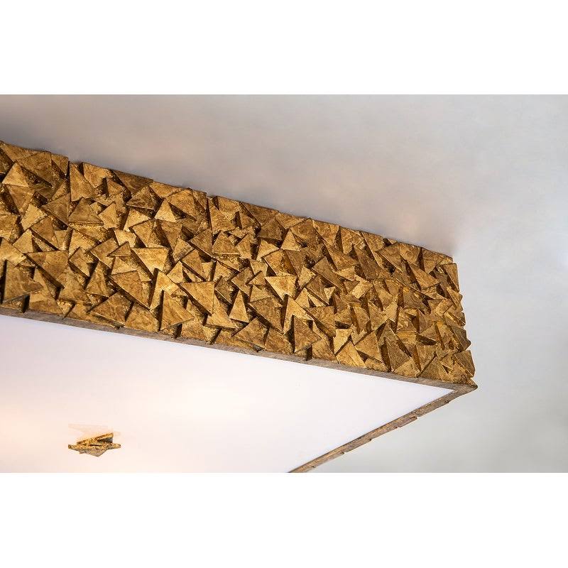 3-Light Square Flush Mount H5781