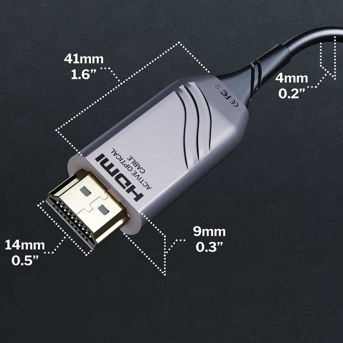 25ft 8K HDMI 2.1 Optical Ultra High Speed HDMI Cable O202026