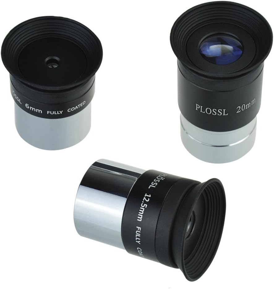 Astronomical Telescope Accessory Kit with Eyepieces, Filter Set, Barlow Lens Y123