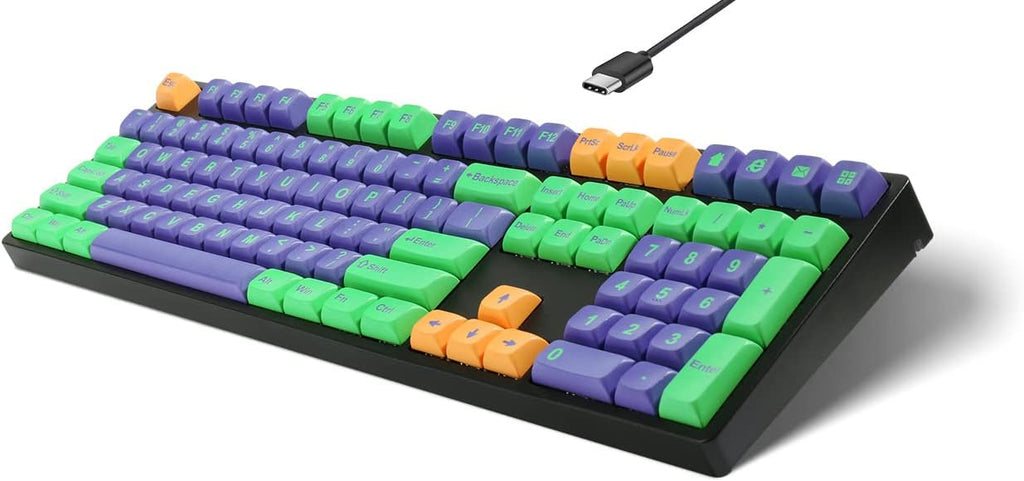 Wired USB Mechanical Gaming Keyboard 108 Keys Hot Swappable N60164