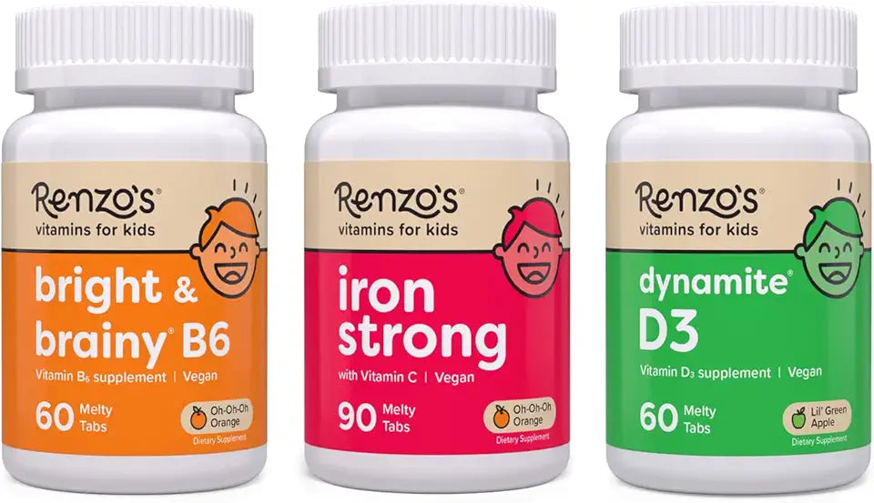 Iron Supplements for Kids and Vitamin D3 for Kids N259486