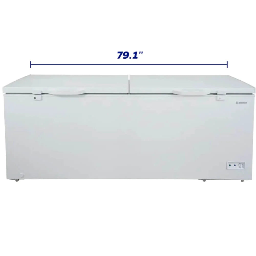 21.0 cu. ft. Two Door Chest Freezer - White I289246