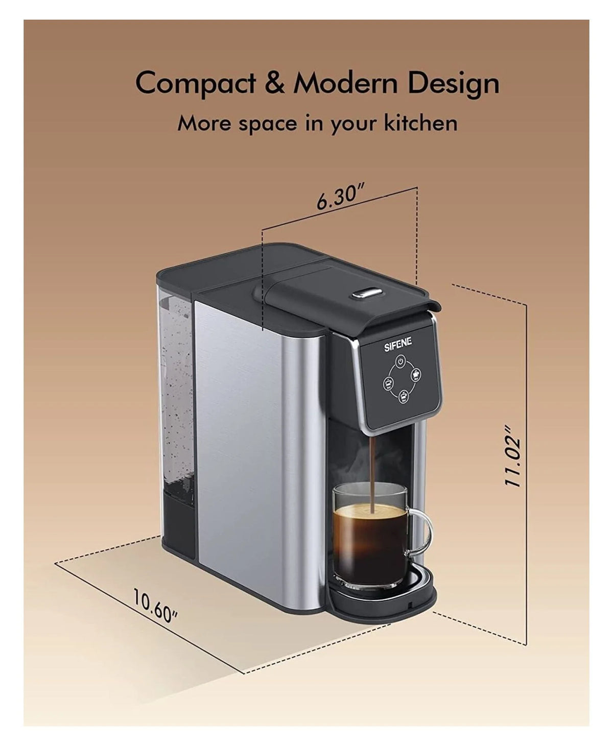 Single Serve 3 in 1 Pod Coffee Maker I339