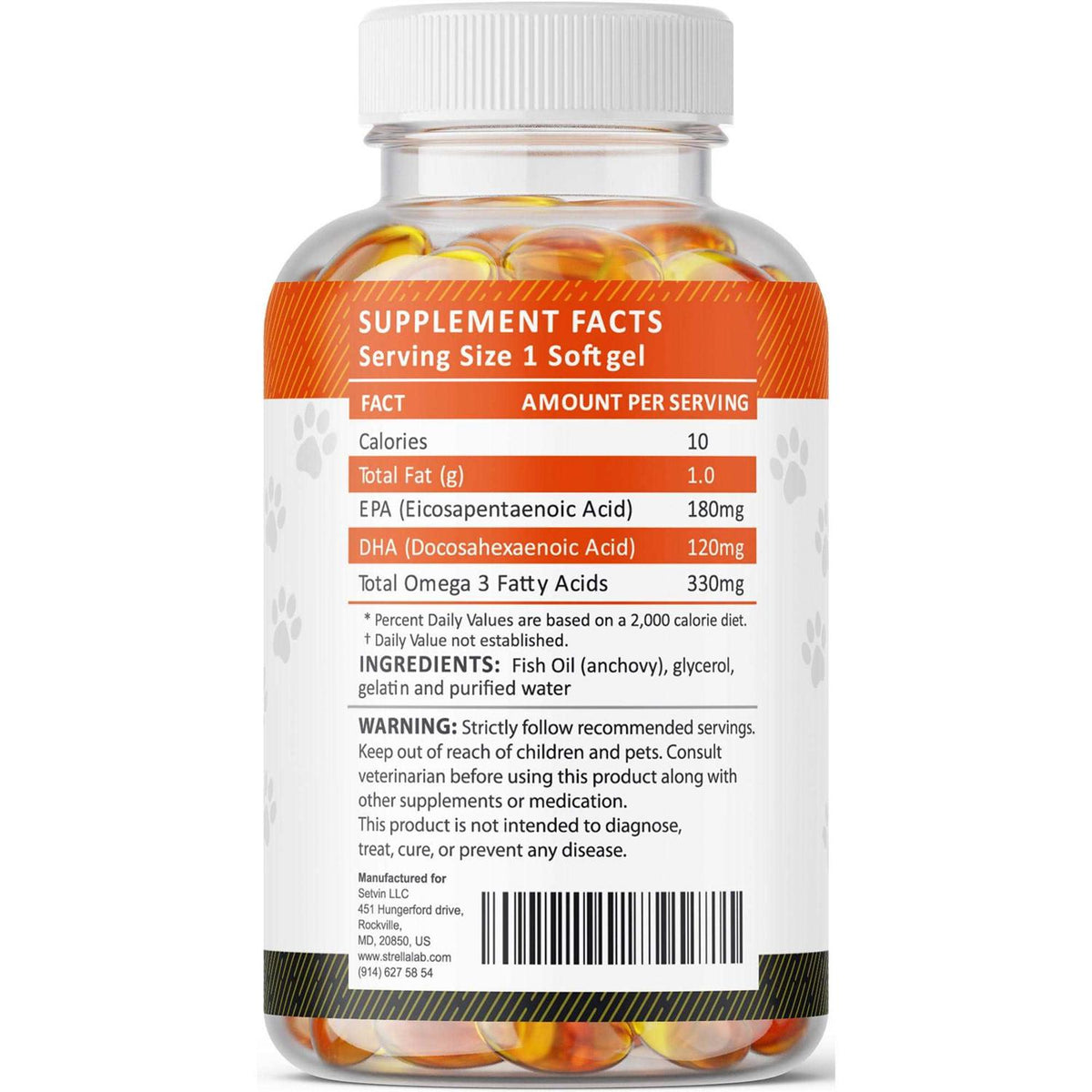 Fish Oil Omega-3 Softgels O899