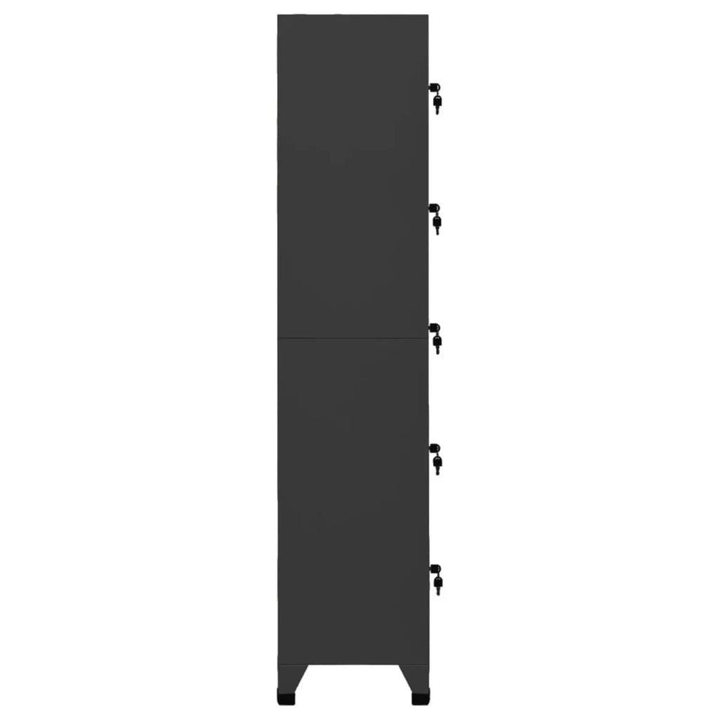 5 Lockable Doors Steel Locker Cabinet R81487
