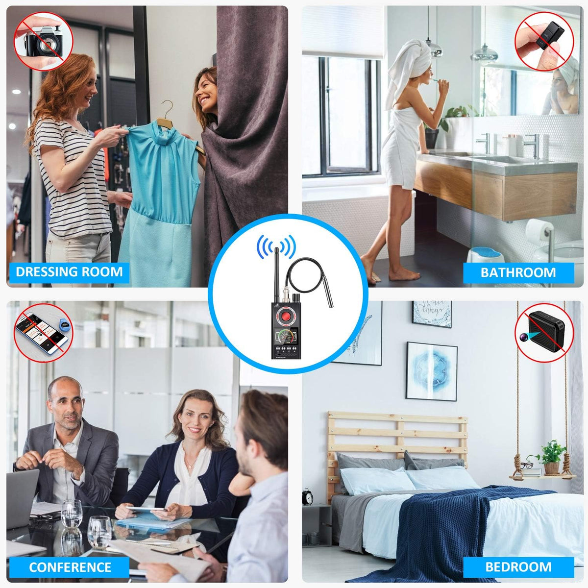 Anti Spy Bug Detector W660