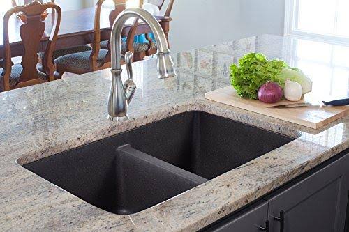 Granite Double Basin Drop-in Kitchen Sink B3330