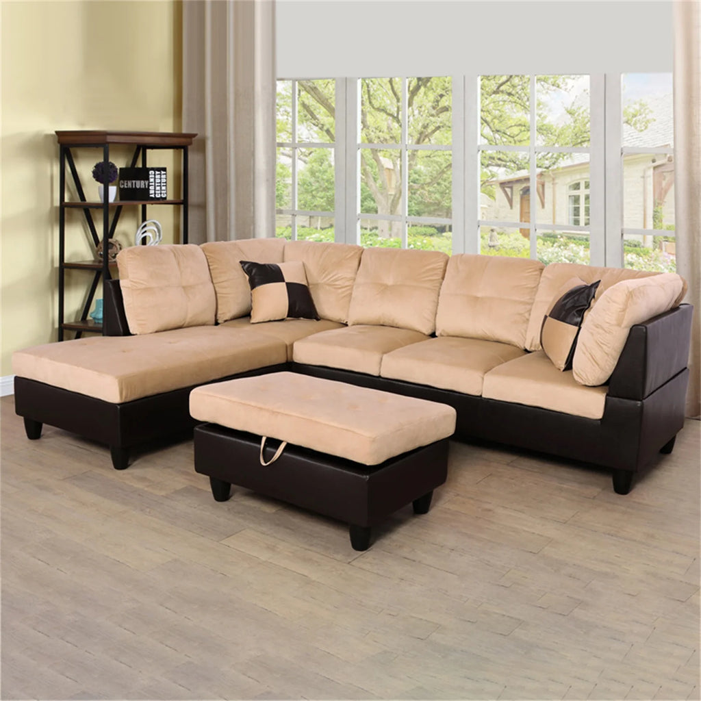 L Shaped Sectional Sofa U151320