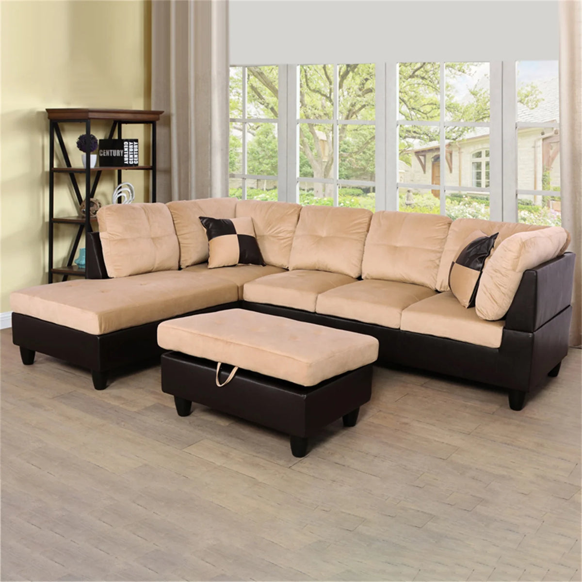 L Shaped Sectional Sofa U151320