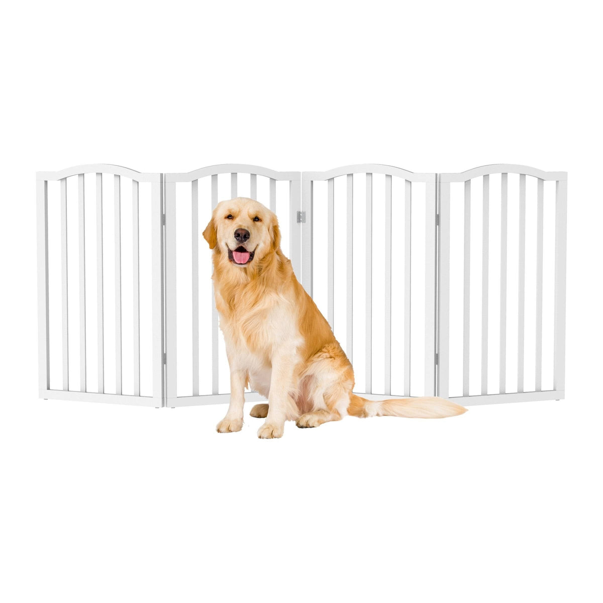 Brown 4-Panel Pet Gate G476320