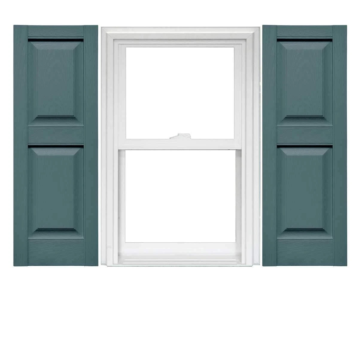 Vinyl Raised Panel Shutters 1 Pair 14.75 x 47 W702916