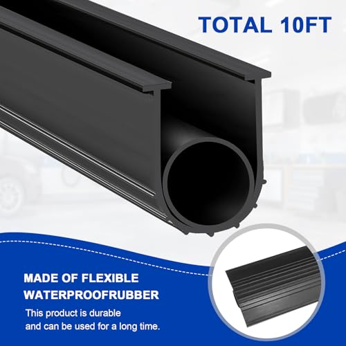 Black 16 Ft Rubber Garage Door Seal Kit L523333
