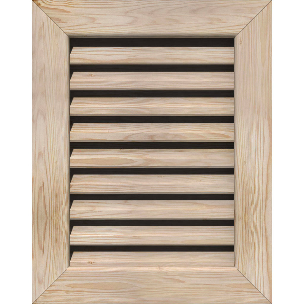 Vertical Gable Vent Unfinished I24160