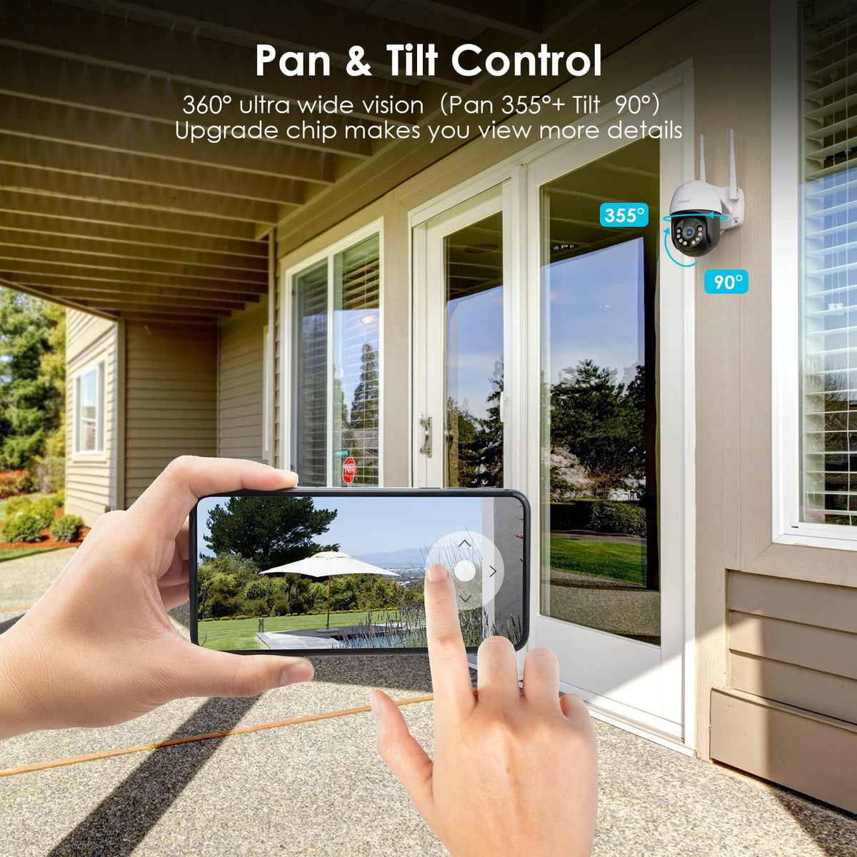 1080P HD Full Color Night Vision Wireless WiFi Security Camera S5339