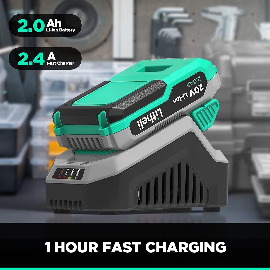 20V Cordless Air Compressor 150 PSI with Battery & Charger K3734
