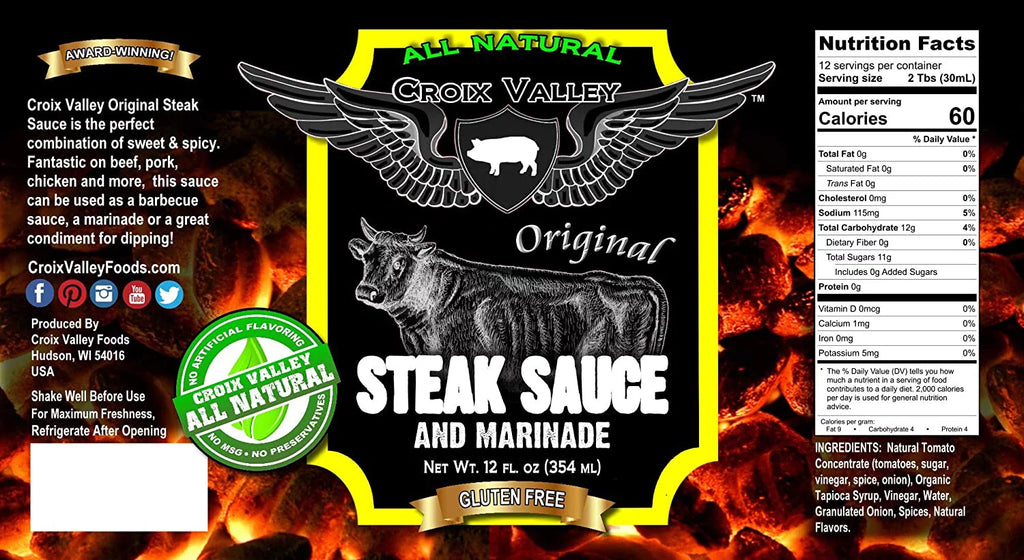 All Natural Gluten Free Steak Sauce & Marinade F602920