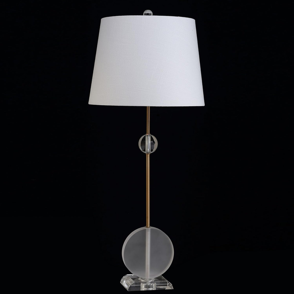 Crystal Metal LED Table Lamp Set of 2 J2424