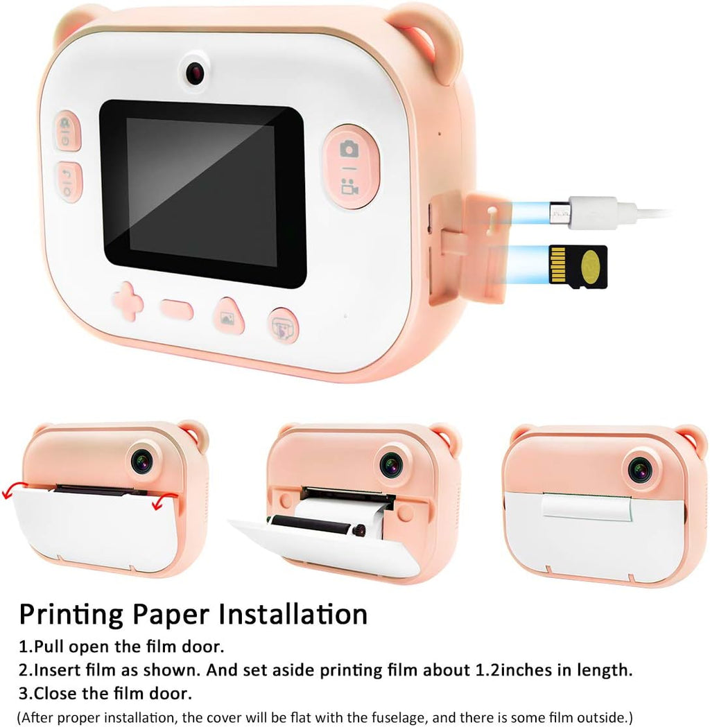 Kids Instant Print Camera with 2.4” HD Screen C296531