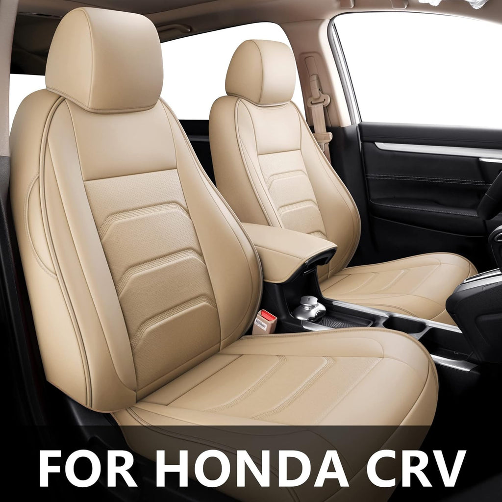 Full Coverage Faux Leather Car Seat Covers Full Set Black & Red Q872042
