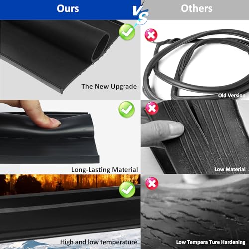 Black 16 Ft Rubber Garage Door Seal Kit L523333