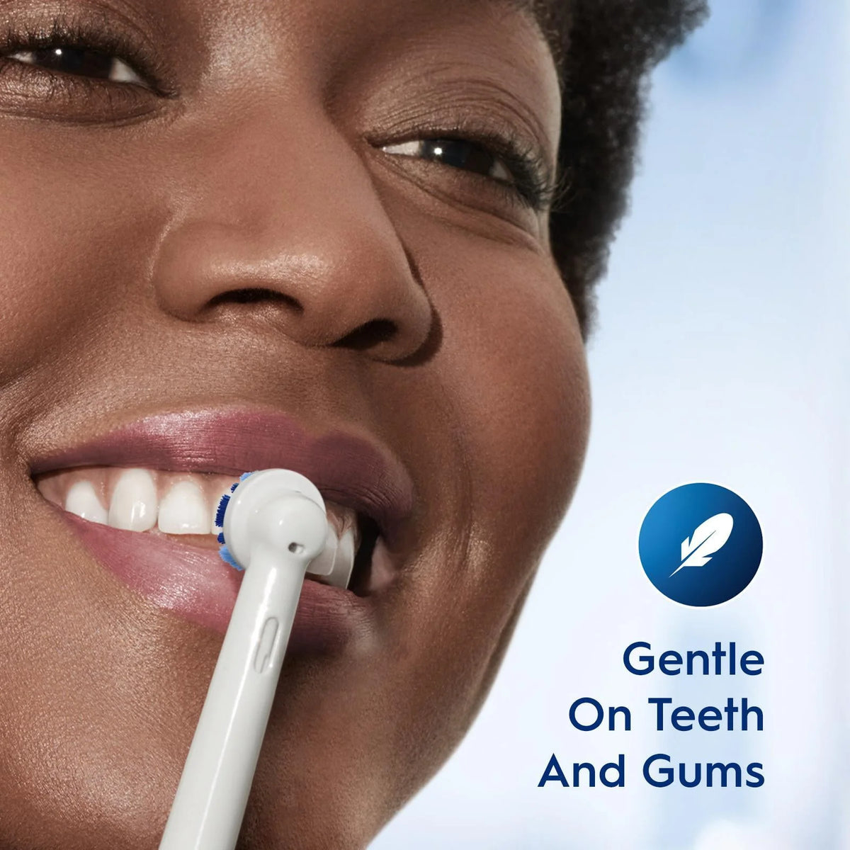 Electric Toothbrush with Brush Head, Rechargeable, Black P3548