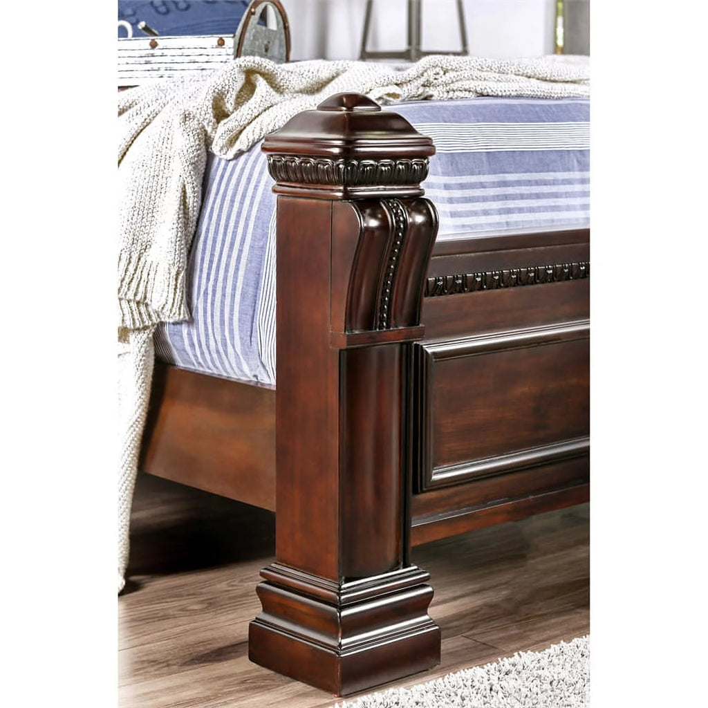 Cherry Wood Queen Poster Bed G4914