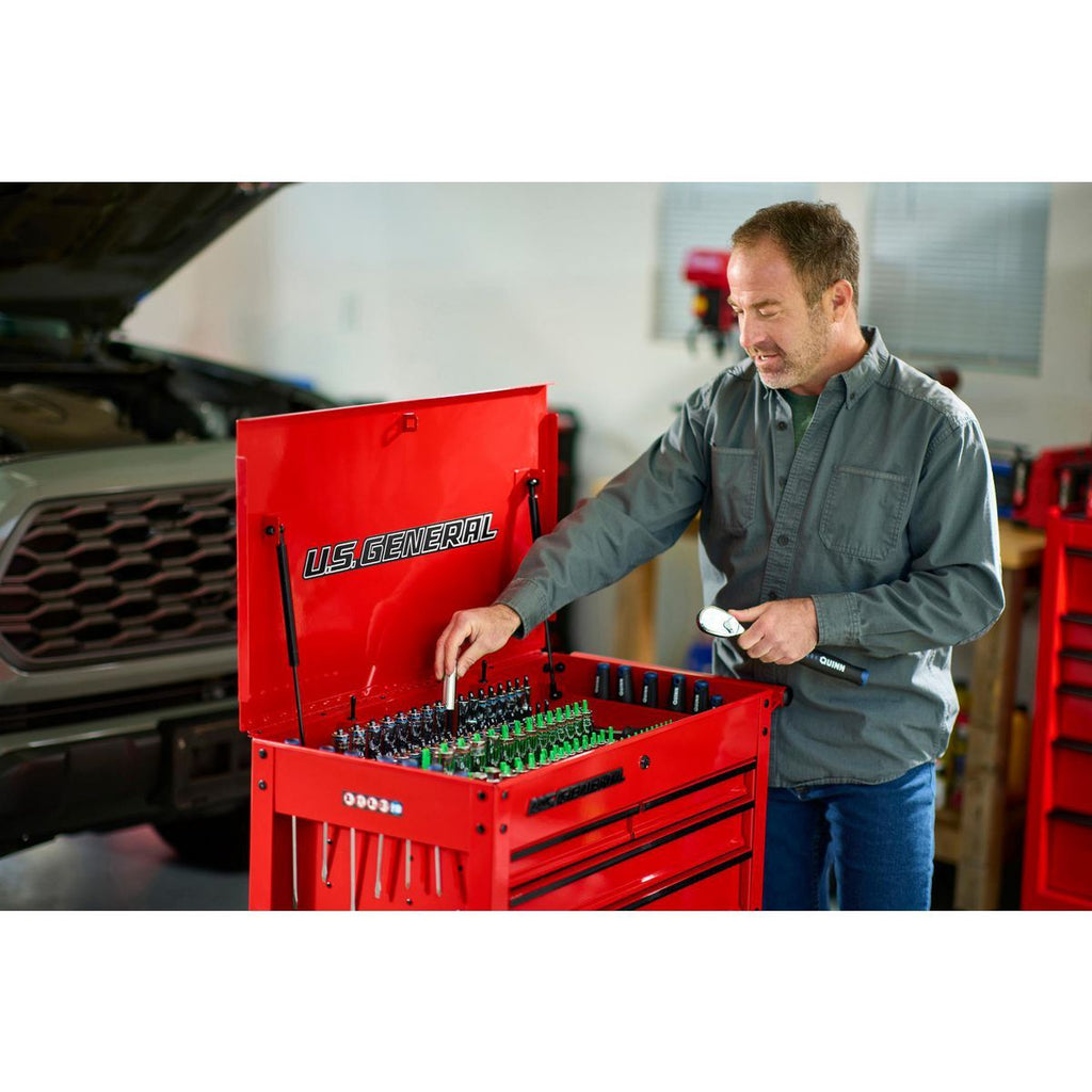 30 in. 4-Drawer Tech Cart, Red B40132