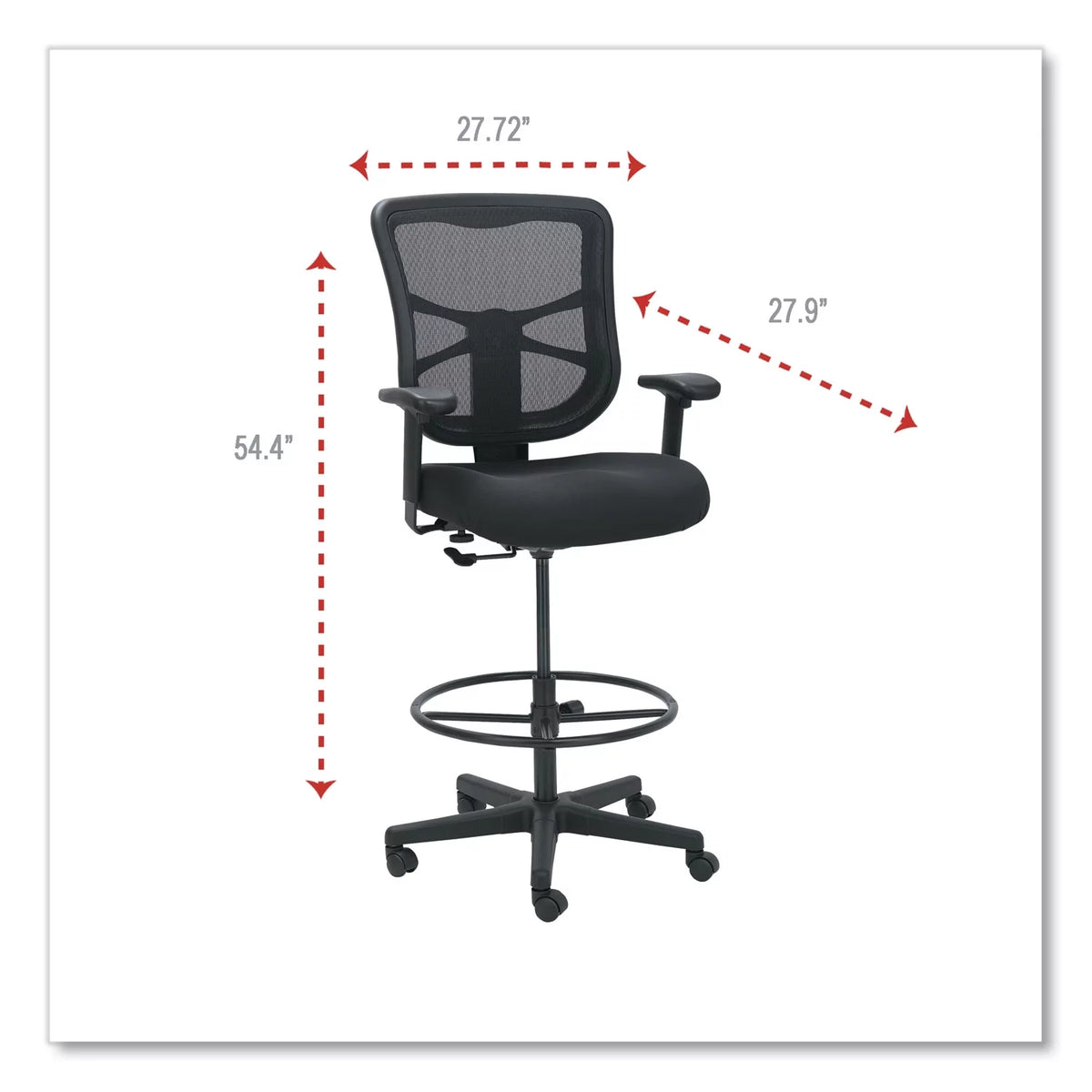 Black Mesh Stool Z20464