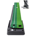 Indoor Golf Putting Green Training Mat with Auto Ball Return L344127