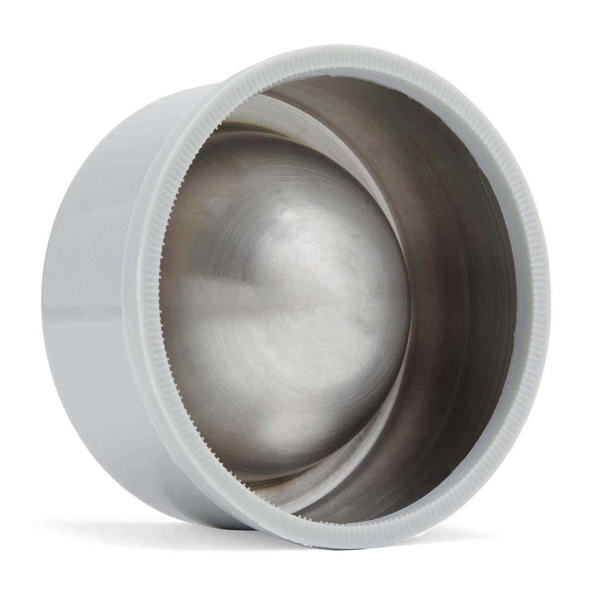 Stainless-Steel Grey Dog Bowl A9582