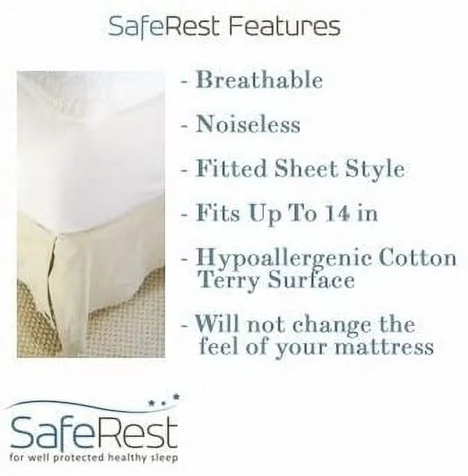 Hypoallergenic Waterproof King Mattress Protector Y1420
