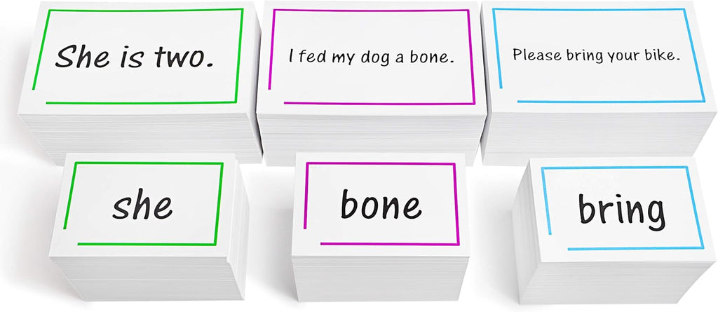 1200 Sight Word and Sentences Reading Flash Cards L618997