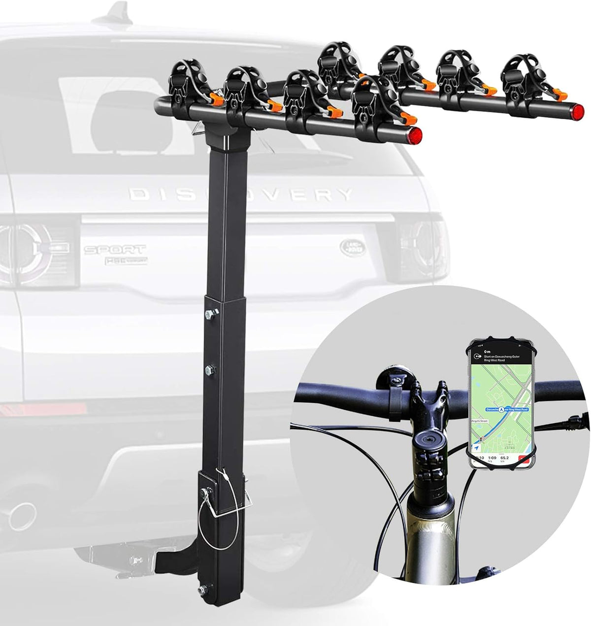 Bicycle Hitch Rack 4 Bike X332289