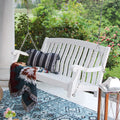 Mahogany Wood Porch Swing Z319954