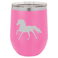 12 oz Stainless Steel Stemless Wine Tumbler with Lid W805