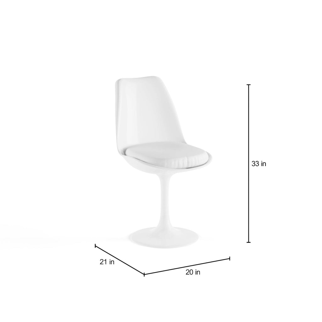 Red Vinyl Dining Chair S385