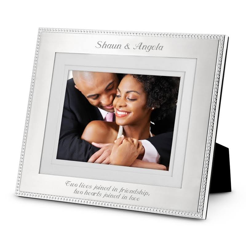 Silver Beaded 8 x 10 Frame Y66604