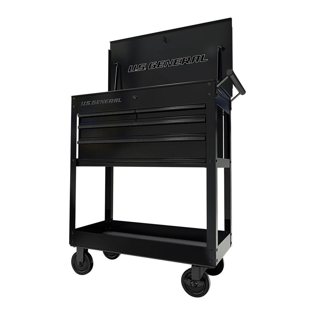 30 in. 4-Drawer Tech Cart, Red B40132