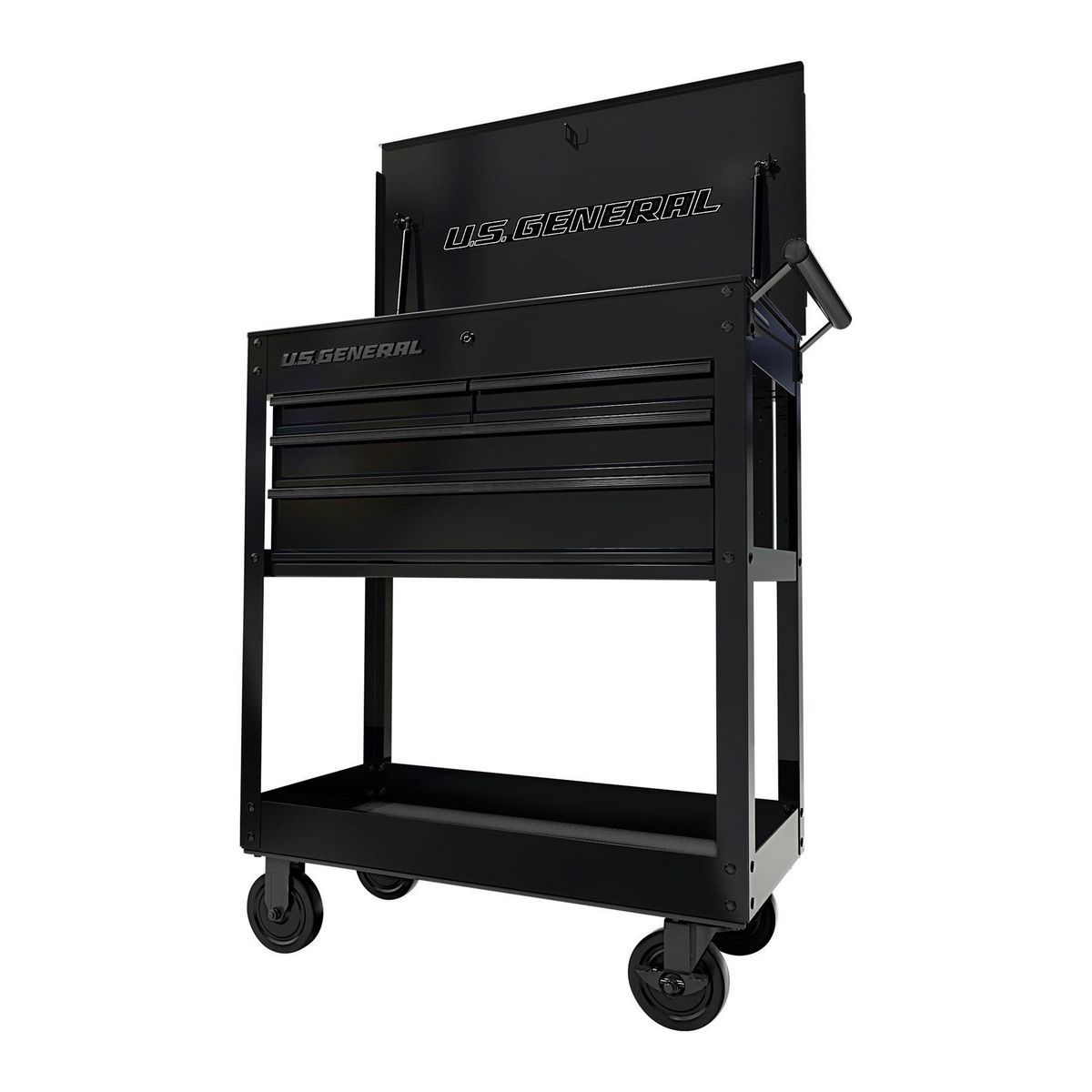 30 in. 4-Drawer Tech Cart, Red B40132