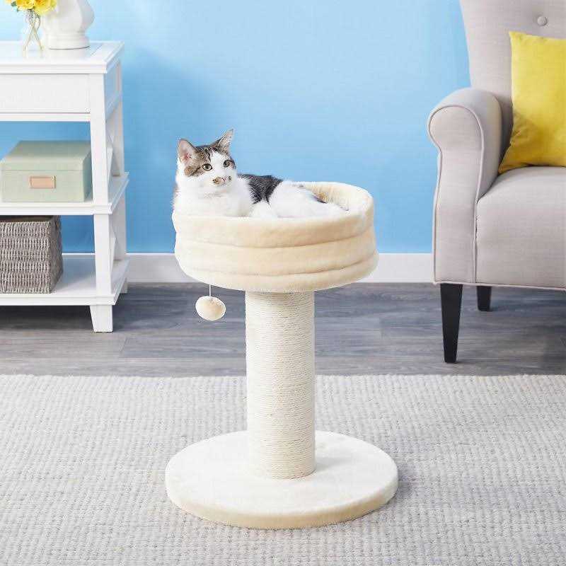 24.8-in Heavy Duty Faux Fur Cat Tree I2196