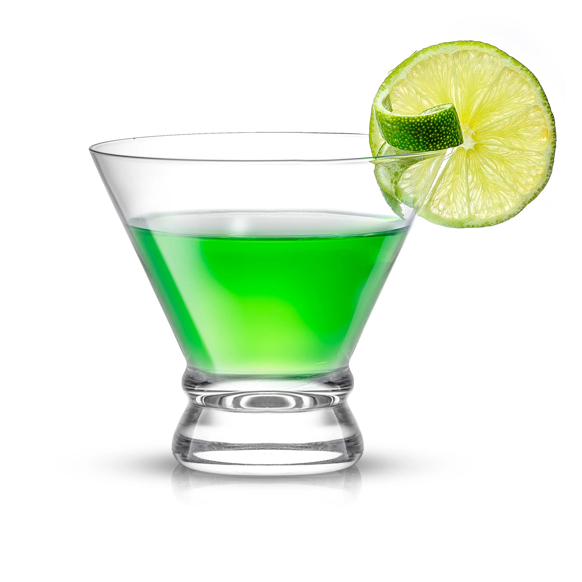 Stemless Martini Glass and Shot Glass Set of 6 H906