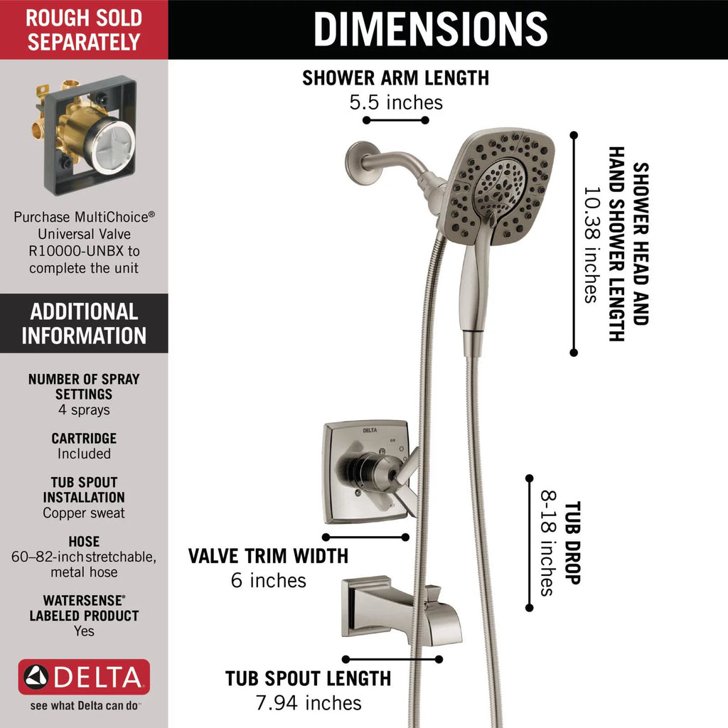 Tub And Shower K6863