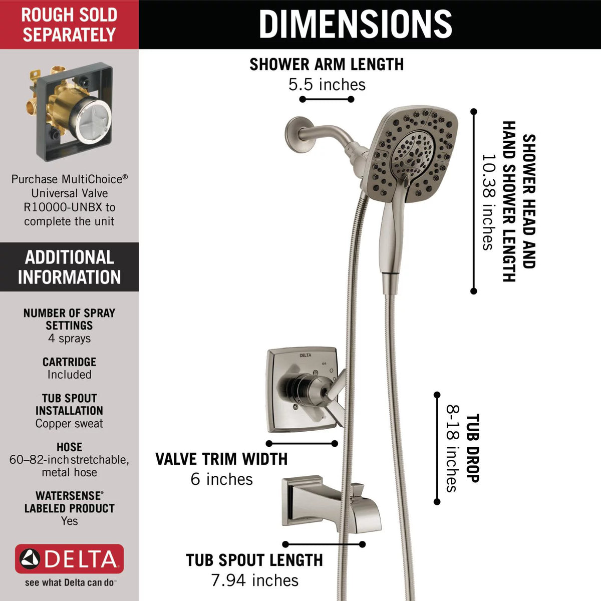 Tub And Shower K6863