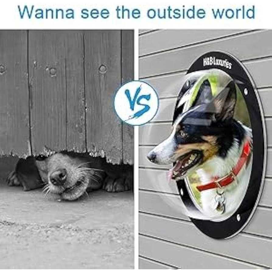 Acrylic Dome Dog Window for Fence I665