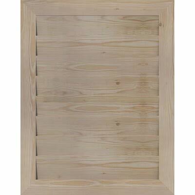 Vertical Gable Vent Unfinished Non-Functional F7245