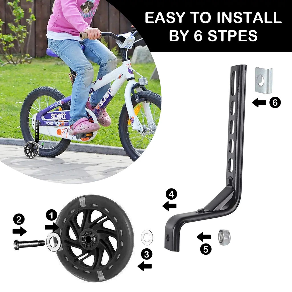1 Pair Training Wheels for Bike G500