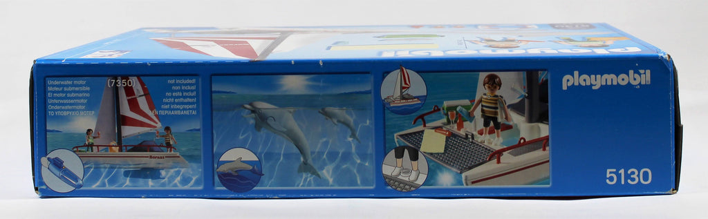 Catamaran with Dolphins I1635