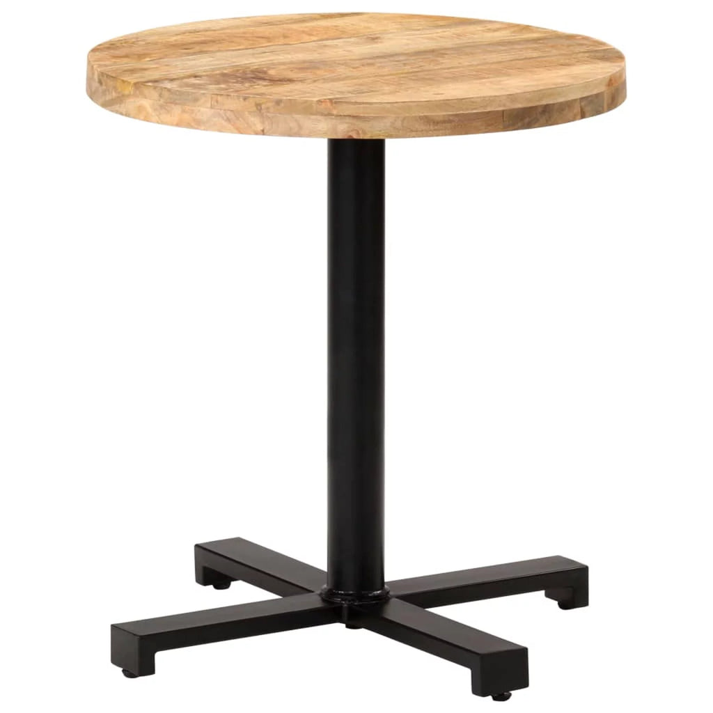 Round Mango Wood Bistro Table R455