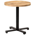 Round Mango Wood Bistro Table R455